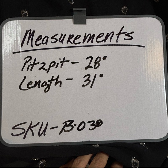 Women’s Talbots Black Sheer With Gold Sparkle Blouse Size 3X - Picture 6 of 7